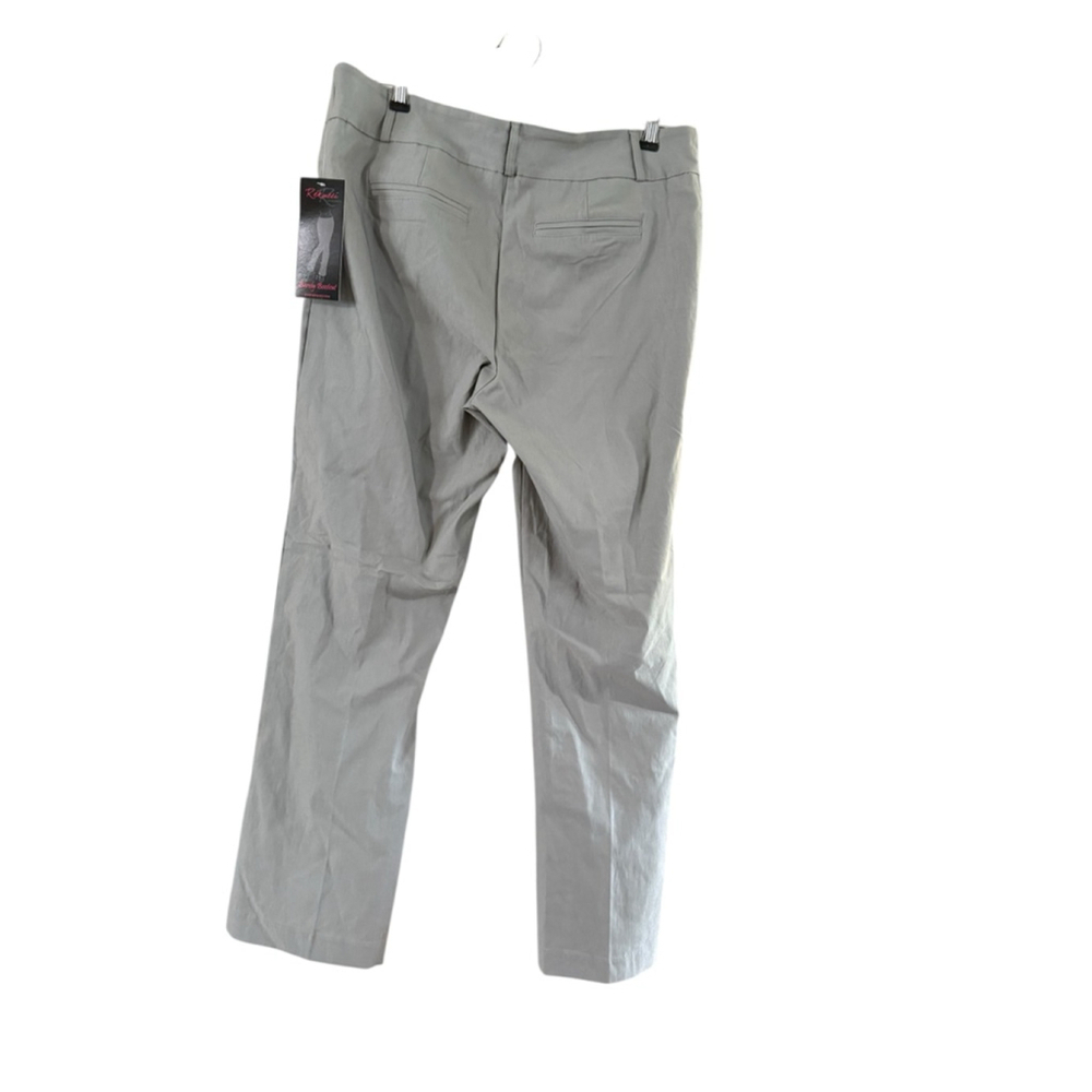 Women's Rekucci Light Grey Boot Cut Pants US 16 - Picture 3 of 14